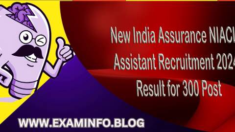 New India Assurance Assistant Result 2024